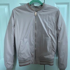 Rose Gold Bomber Jacket